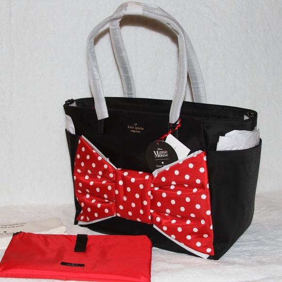 NWT Disney Minnie x Kate Spade Diaper Baby Bag - Picture 3 of 15